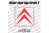 Sticker Capot Logo Citroën 2 - 50x50cm – Stickline Adhésifs