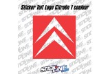 Sticker Toit Logo Citroën 2 - 60x60cm – Stickline Adhésifs