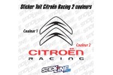 Sticker Toit Citroën Racing 2 couleurs - 70x56cm – Stickline Adhésifs