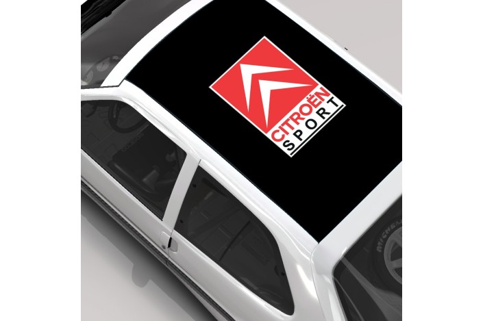 Sticker Toit Citroën Sport - 60x86cm – Stickline Adhésifs