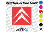 Sticker Capot Logo Citroën 1 couleur - 50x50cm – Stickline Adhésifs