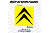 Sticker Toit Citroën 2 couleurs - 60x60cm – Stickline Adhésifs