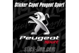 Sticker Toit Peugeot Sport 58x57cm – Stickline Adhésifs