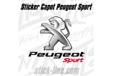 Sticker Toit Peugeot Sport 58x57cm – Stickline Adhésifs