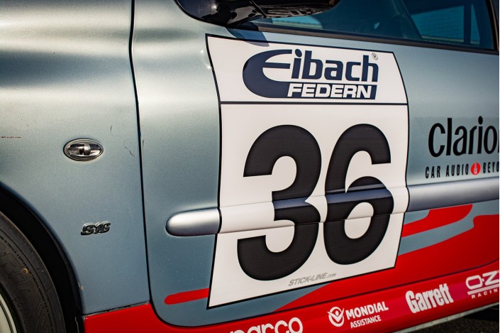 Porte numéro rallye - 206 WRC - Stickline Adhésifs