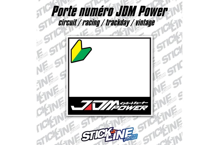 Porte numéro JDM Power