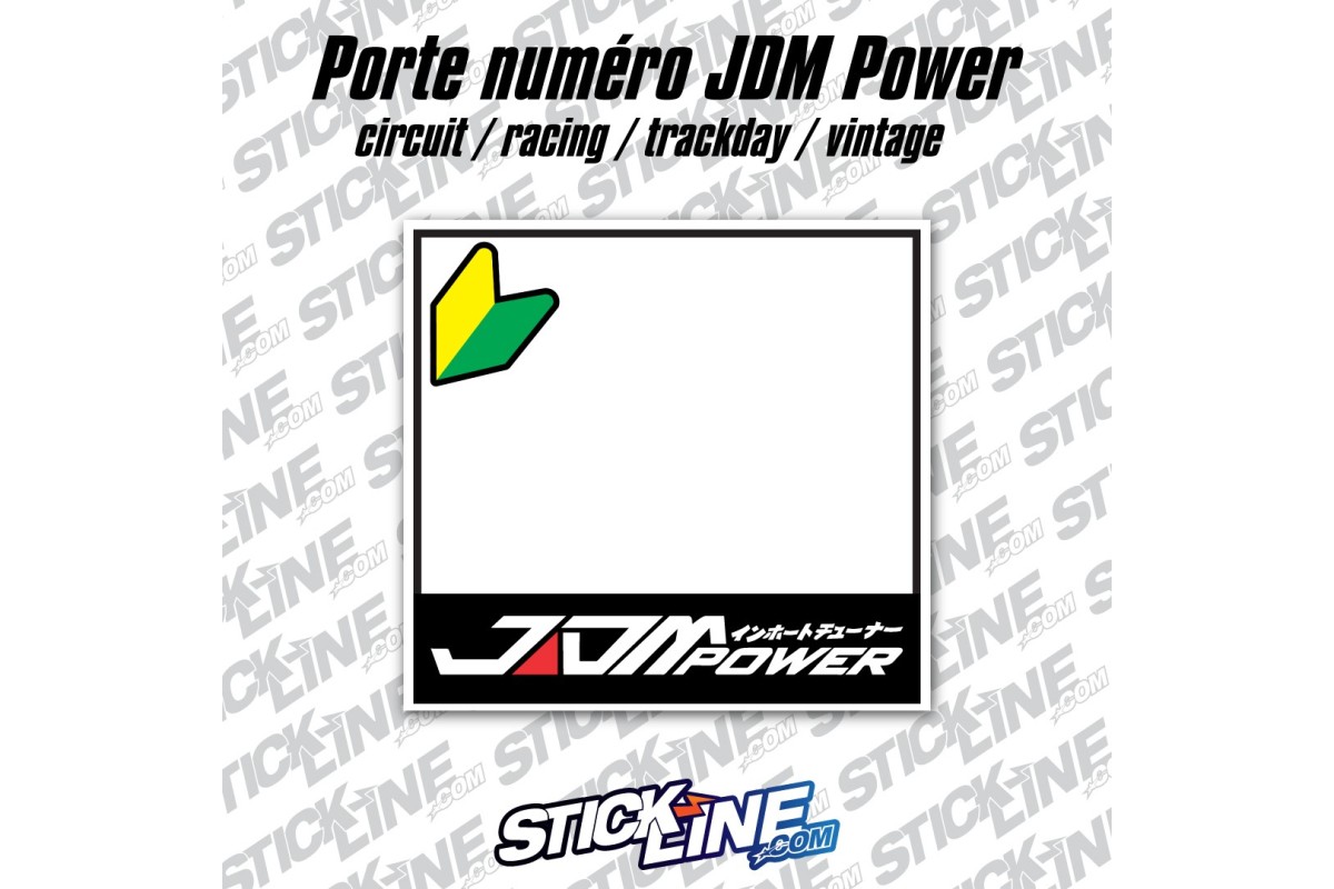 Porte numéro JDM Power
