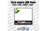 Porte numéro JDM Power