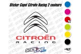 Sticker Capot Citroën Racing 2 couleurs - 60x48cm – Stickline Adhésifs