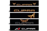 Bandeau de pare-brise Seat - Cupra - Stick Line