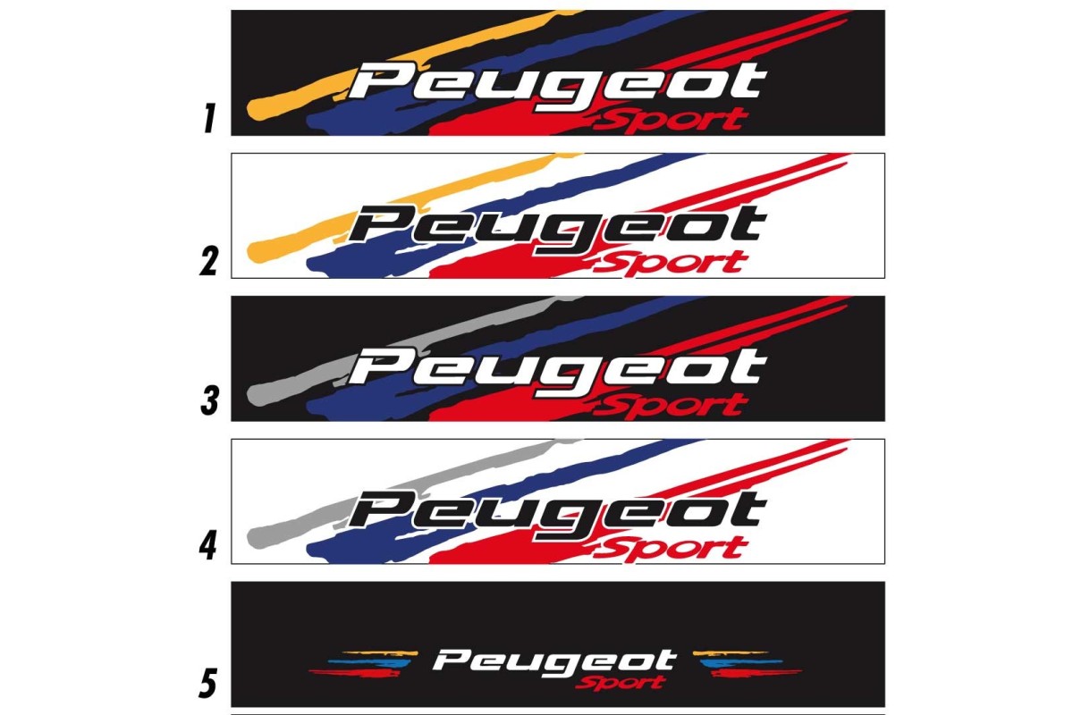 Bandeau de pare-brise Peugeot Sport - Stick Line