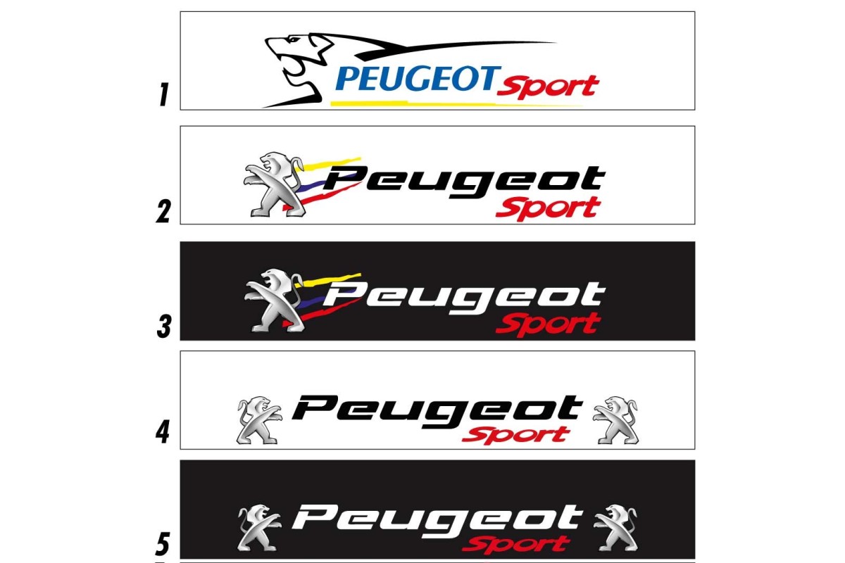 Bandeau de pare-brise Peugeot Sport - Stick Line