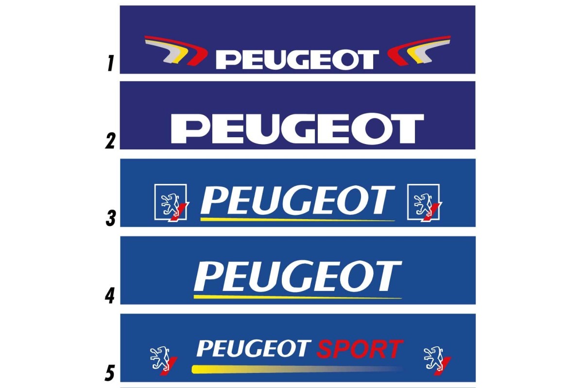 Bandeau de pare-brise Peugeot Sport - Stick Line