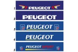 Bandeau de pare-brise Peugeot Sport - Stick Line