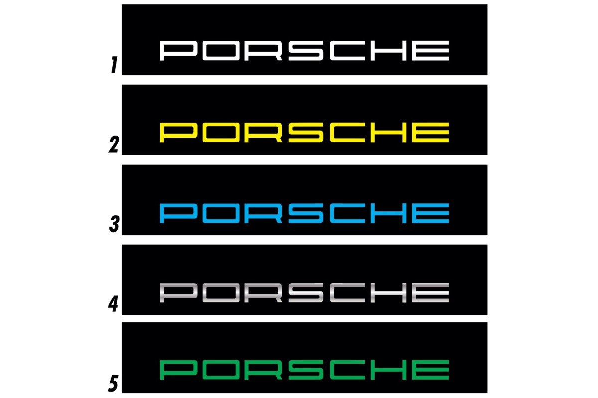 Bandeau de pare-brise Porsche - Stick Line