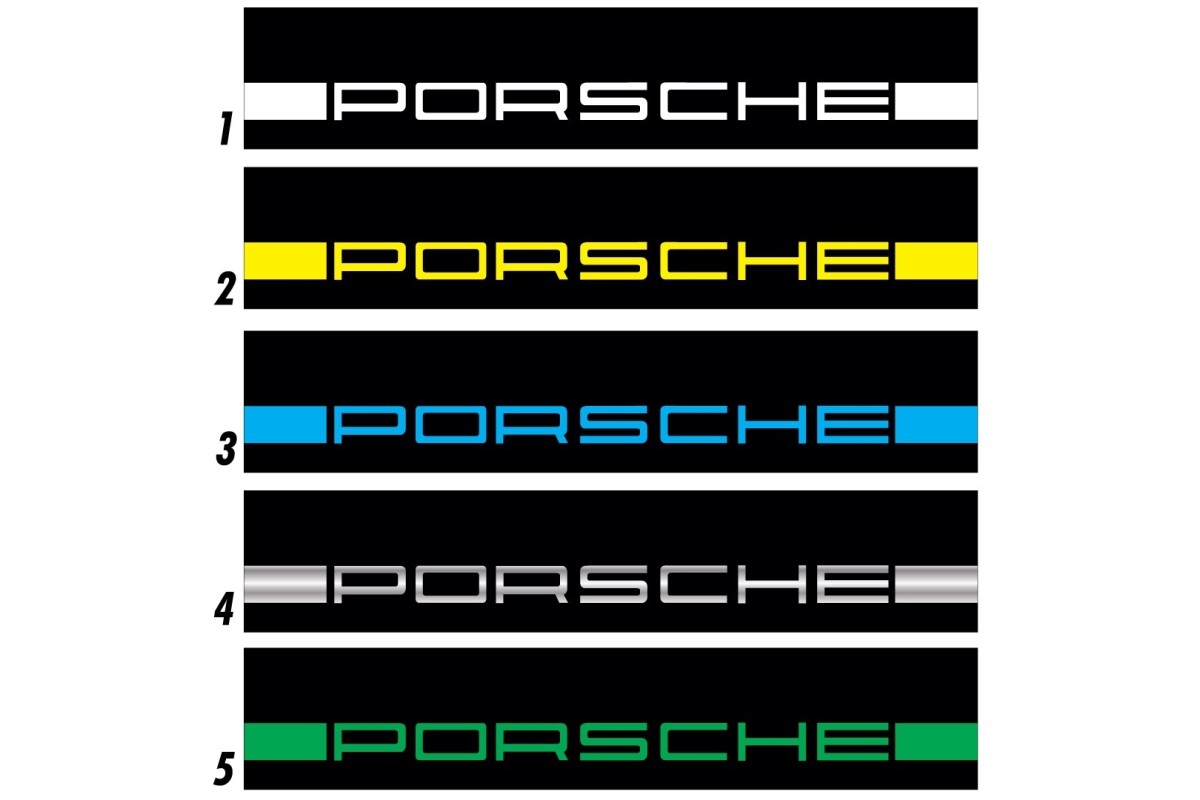 Bandeau de pare-brise Porsche - Stick Line
