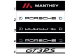 Bandeau de pare-brise Porsche - Stick Line