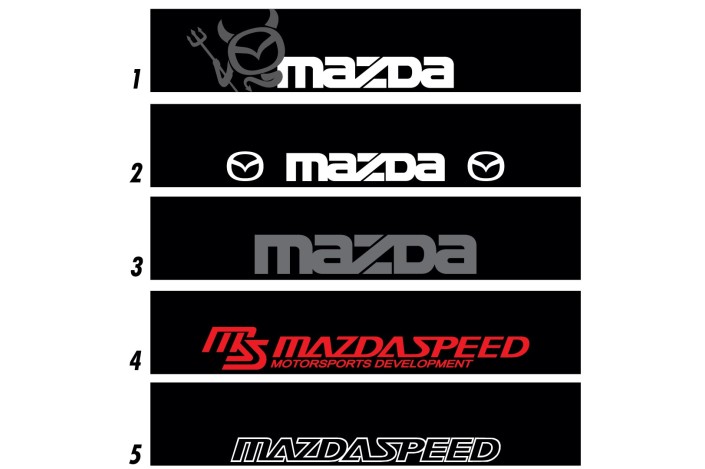 Bandeau de pare-brise Mazda - Stick Line