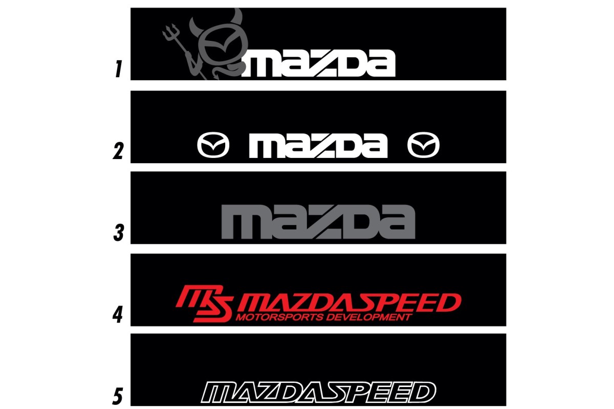 Bandeau de pare-brise Mazda - Stick Line