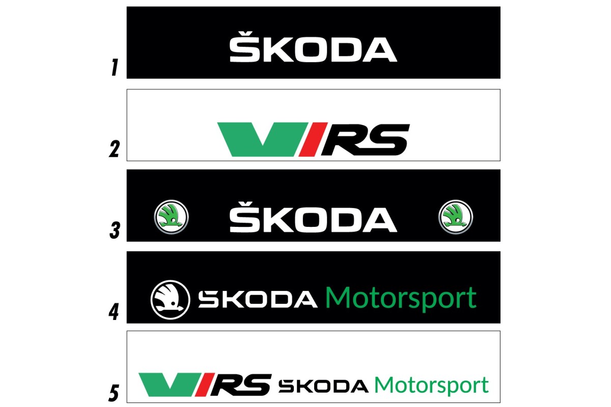 Bandeau de pare-brise Skoda - Stick Line