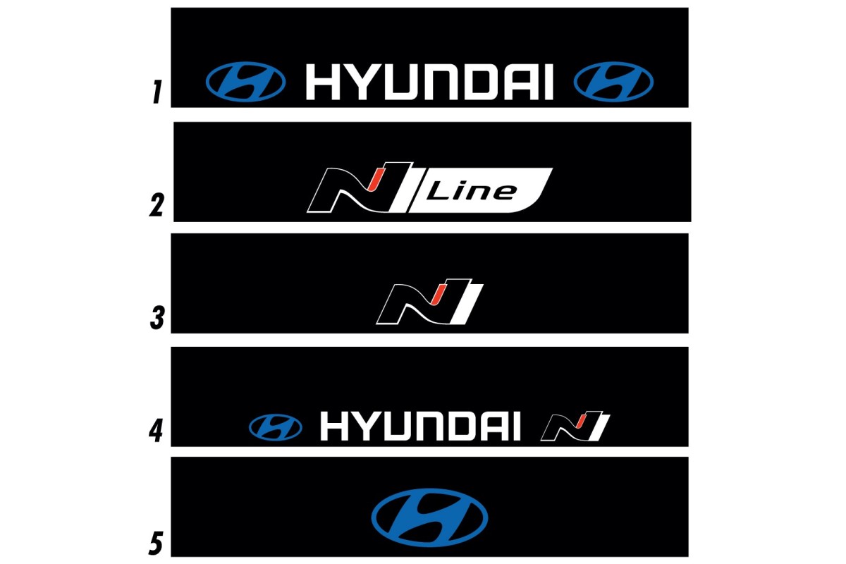 Bandeau de pare-brise Hyundai - Stick Line