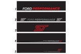 Bandeau de pare-brise Ford - Stick Line
