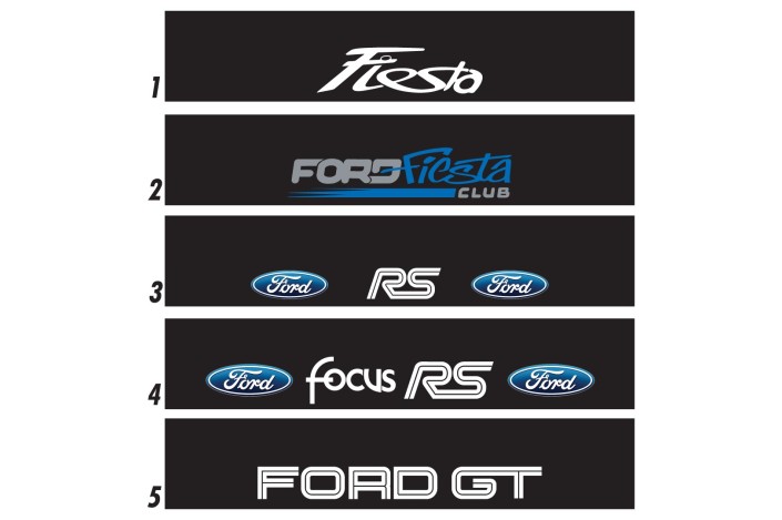 Bandeau de pare-brise Ford - Stick Line