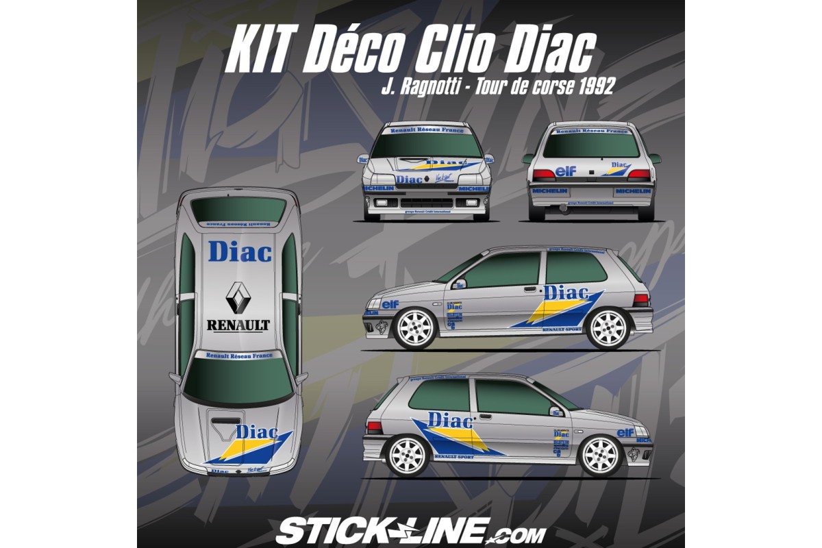 Kit déco Rallye – Stickline Adhésifs | Logos et Stickers