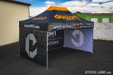 Tonnelle personnalisée 3 x 4,5 m | Impression 100 % sur mesure - Stick Line