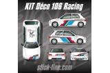 Kit déco Peugeot 106 Racing 1 - Stick Line