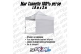 Mur de tonnelle personnalisé 3 m | Impression sur mesure - Stick Line