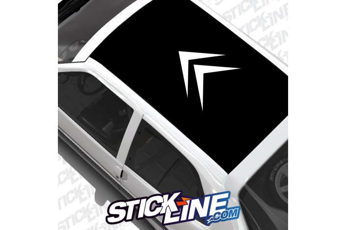 Sticker Toit Logo Citroën 60x60cm – Stickline Adhésifs
