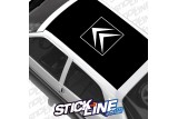 Sticker Toit Logo Citroën 2 - 60x60cm – Stickline Adhésifs
