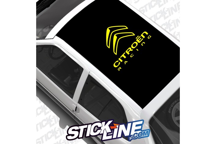 Sticker Toit Citroën Racing 70x56cm – Stickline Adhésifs
