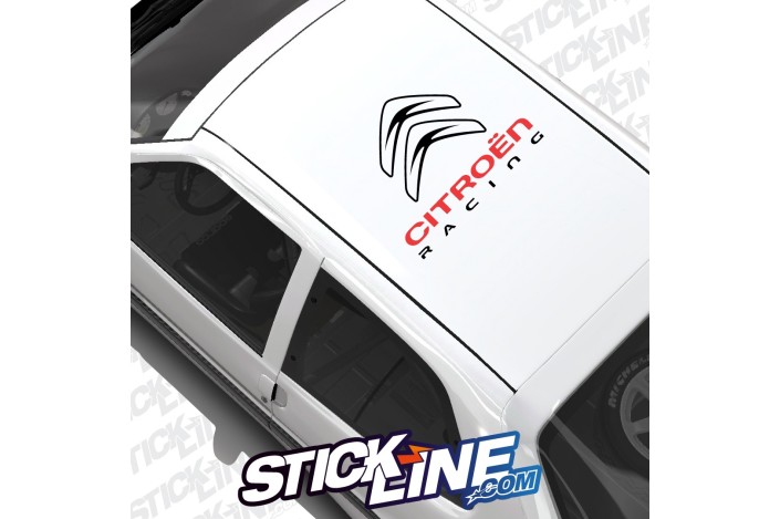Sticker Toit Citroën Racing 2 couleurs - 70x56cm – Stickline Adhésifs