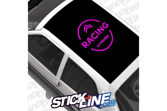 Sticker Toit Logo Citroën Racing 70x60cm – Stickline Adhésifs