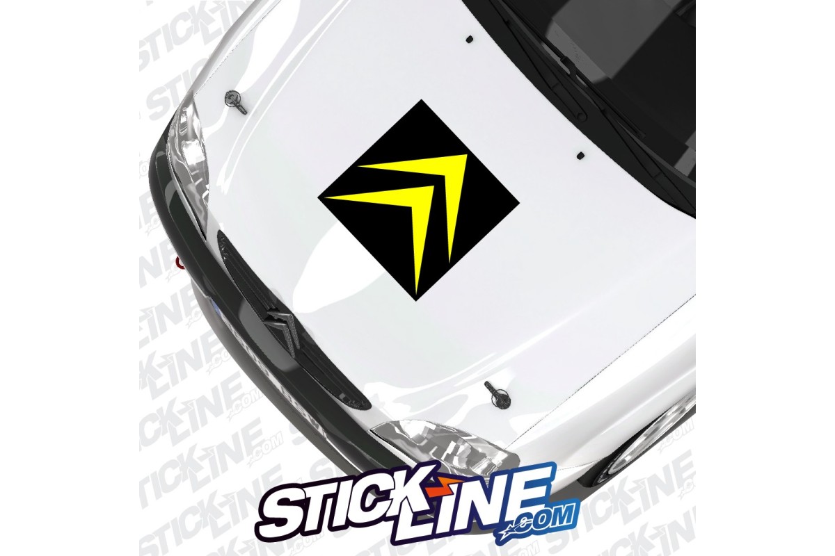 Sticker Capot Citroën 2 couleurs - 50x50cm – Stickline Adhésifs