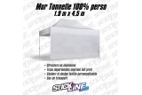 Mur de tonnelle personnalisé 4,5 m | Impression sur mesure - Stick Line