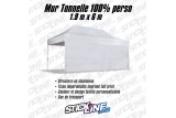 Mur de tonnelle personnalisé 6 m | Impression sur mesure - Stick Line