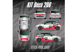 Kit Déco Peugeot 206 WRC – Rallye Légendaire | Stick Line