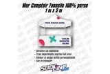 Mur de comptoir tonnelle personnalisé 3 m | Impression sur mesure - Stick Line