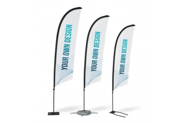 Oriflamme personnalisée | Impression 100 % sur mesure - Stick Line