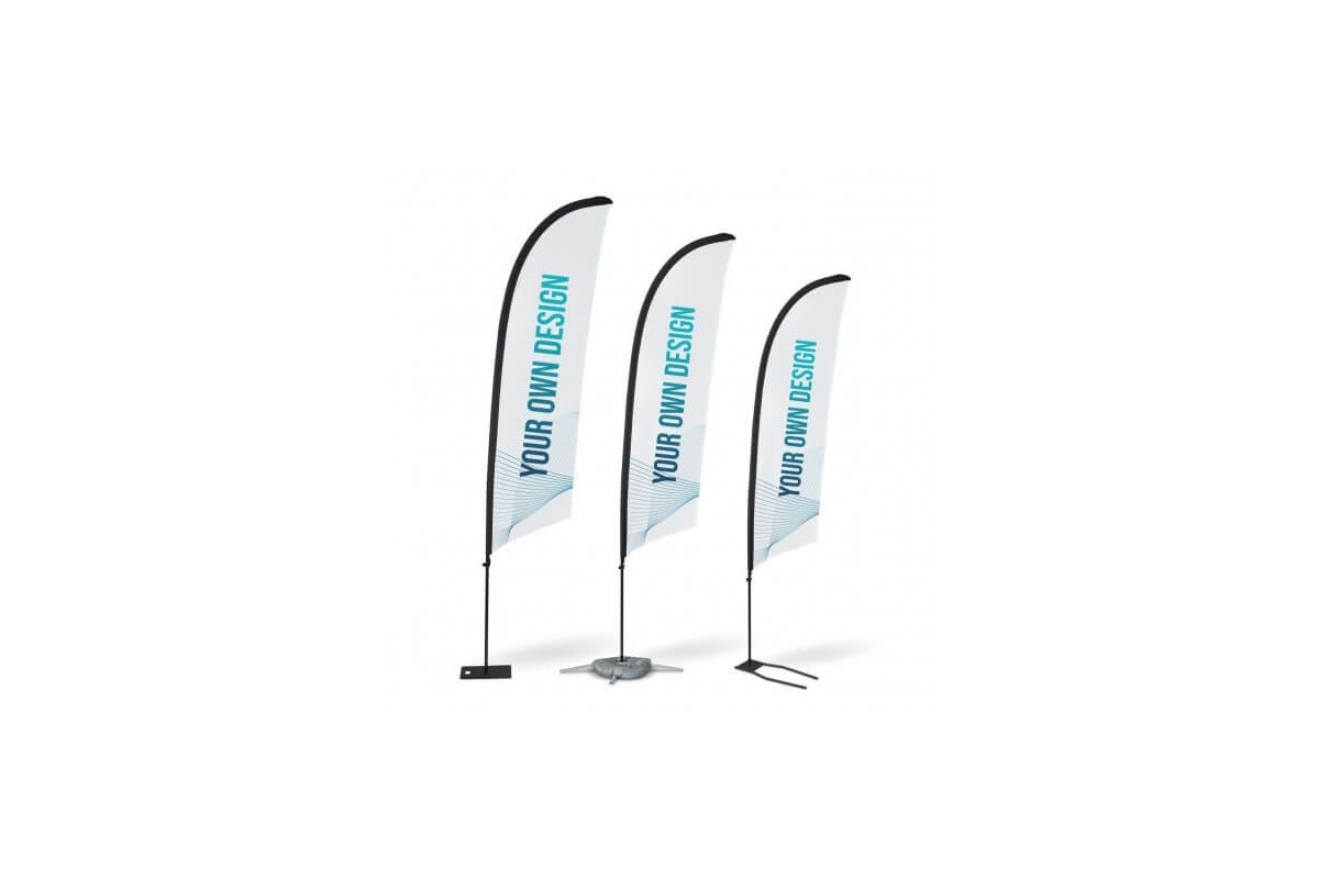 Oriflamme personnalisée | Impression 100 % sur mesure - Stick Line