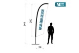 Oriflamme personnalisée | Impression 100 % sur mesure - Stick Line