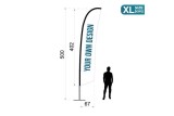 Oriflamme personnalisée | Impression 100 % sur mesure - Stick Line