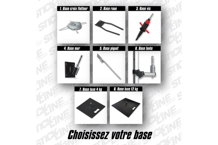 Oriflamme personnalisée | Impression 100 % sur mesure - Stick Line