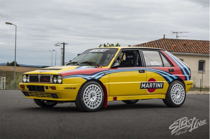 Kit déco Rallye Lancia Delta HF MARTINI by Stick Line