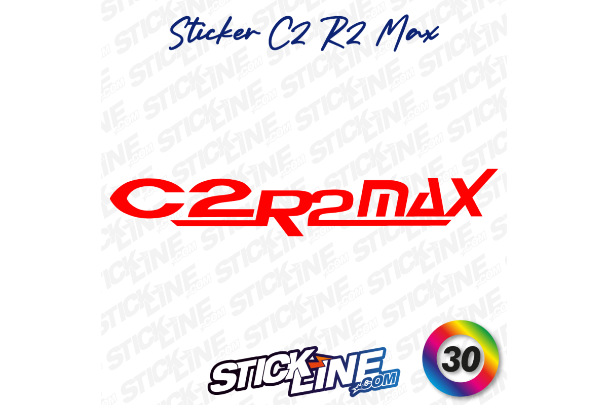 Stickers Citroën C2 R2 MAX – Découpe Vinyle Rallye