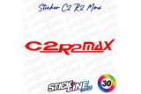 Stickers Citroën C2 R2 MAX – Découpe Vinyle Rallye