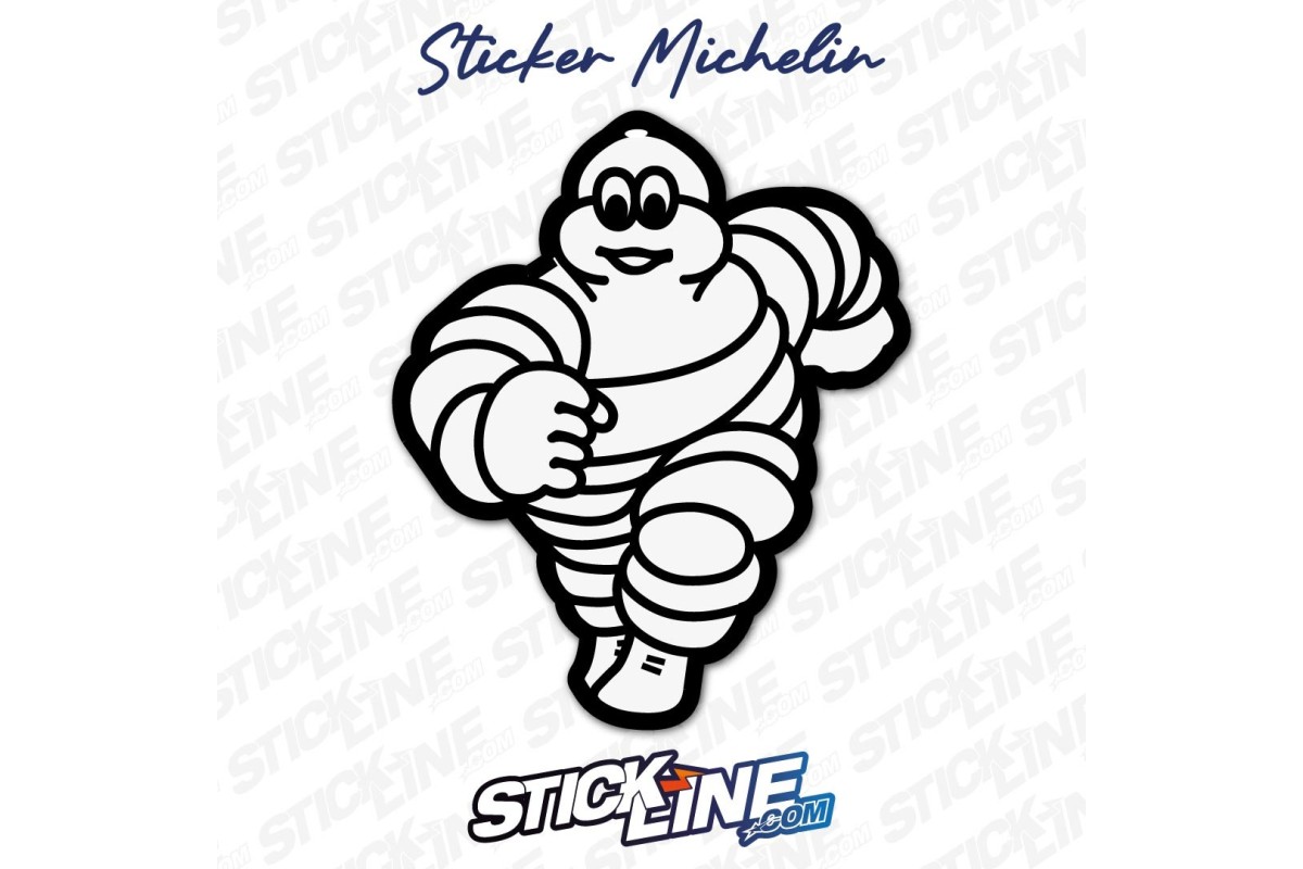 Sticker Michelin Bibendum Running | Stick Line